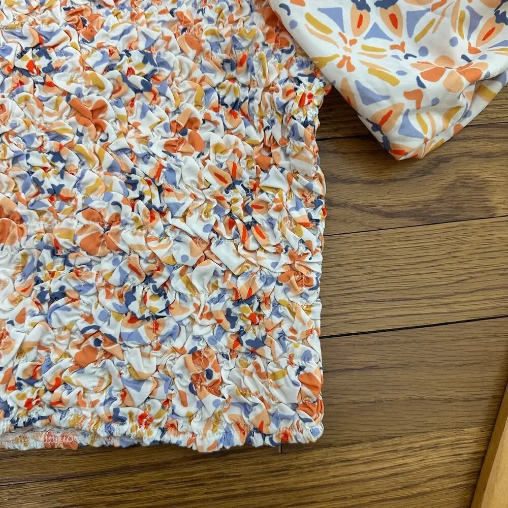 Dolan Left Coast Off-The-Shoulder Floral Textured Top